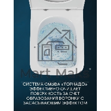 Комплект BAU 6 в 1: инсталляция BAU PRO, унитаз подвесной безободковый вихревой Bau Stil Hurricane, быстросъемное тонкое сиденье дюропласт микролифт, клавиша BAU Hotel, белый глянец