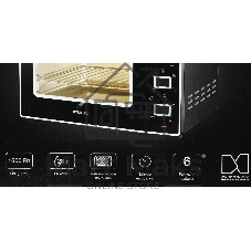 Мини-печь Hyundai MIO-HY093 28 л, 1600 Вт, черный