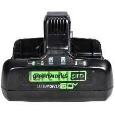Быстрое зарядное устройство для двух аккумуляторов Greenworks G60DC10, 60V, 10А 2954407
