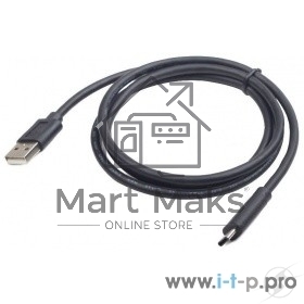 Кабель USB Cablexpert CCP-USB2-AMCM-6, USB2.0 AM/USB3.1 Type-C, 1.8м, пакет