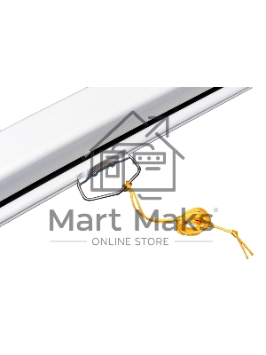 Экран 127x127см Wallscreen 1:1 настенно-потолочный рулонный белый71'