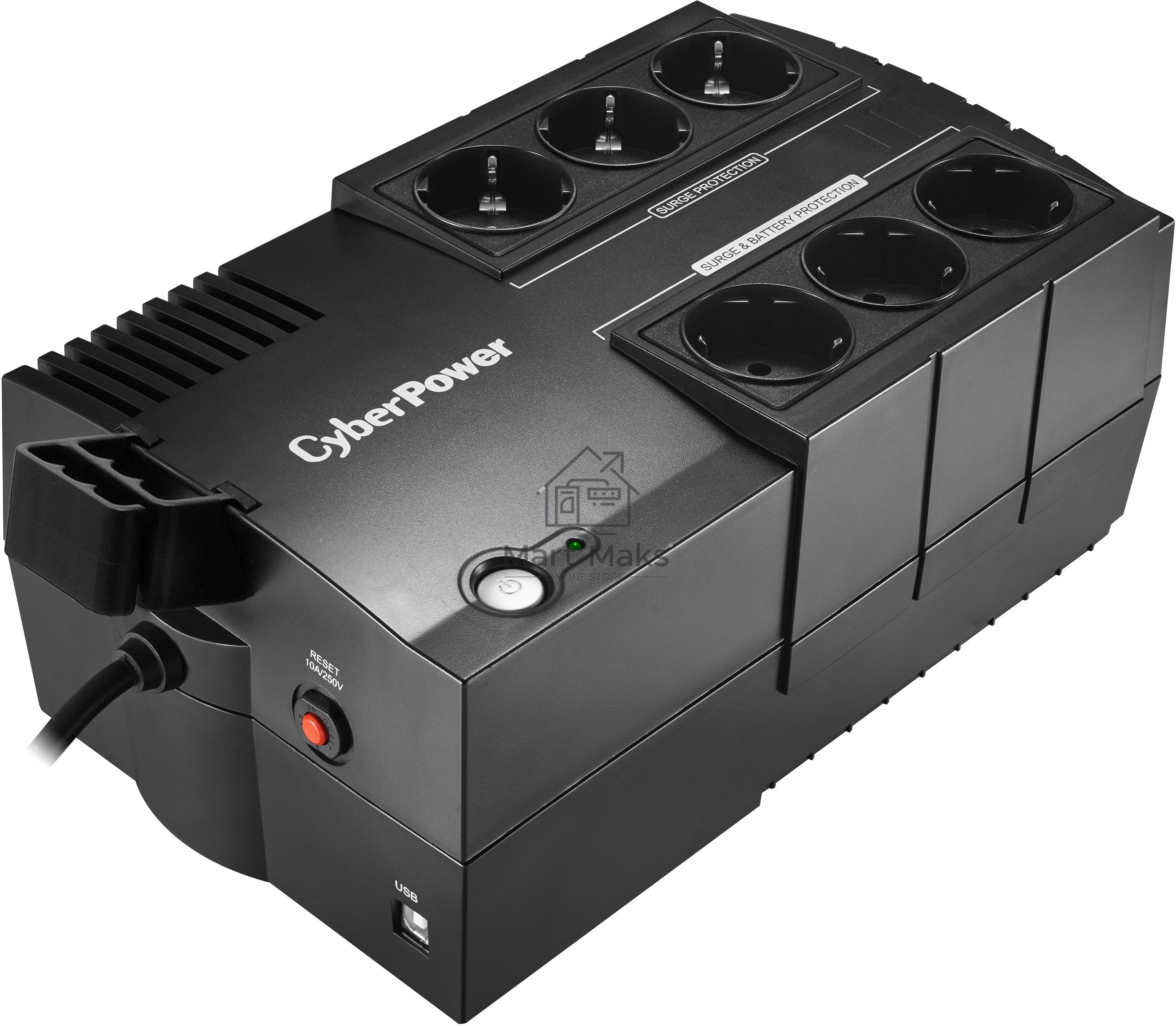 Источник бесперебойного питания CyberPower BS650E черный 650VA