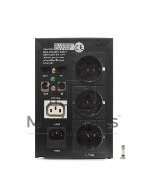 Источник бесперебойного питания CROWN 800VA/450W, металл, 1x12V/9AH, розетки 3*EURO+1*IEC bybass, трансформатор AVR 145-280V, LCD дисплей, съемный кабель 1.2м, фильтр телефонной и ethernet линии RJ11/45, защита батареи, от перегрузки, от КЗ