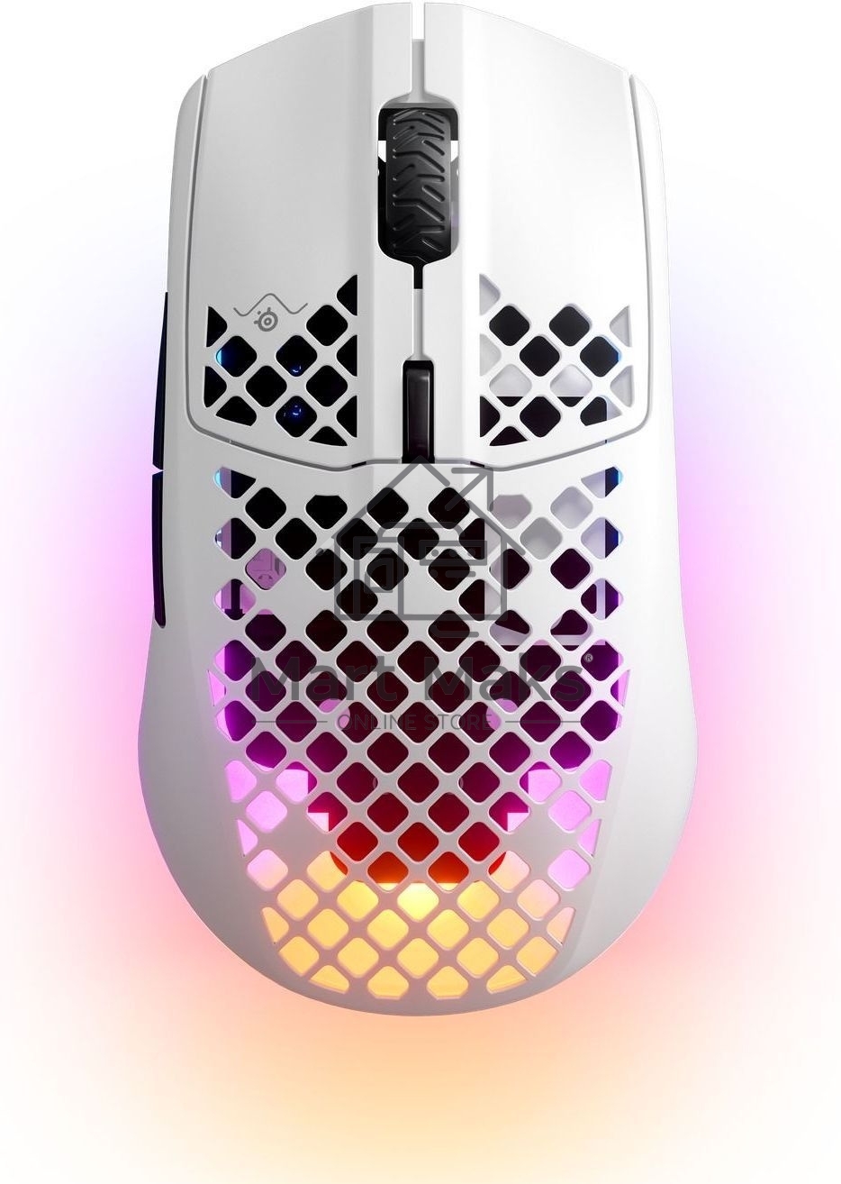 Мышь Steelseries Aerox 3 белый оптическая (18000dpi) беспроводная BT/Radio USB