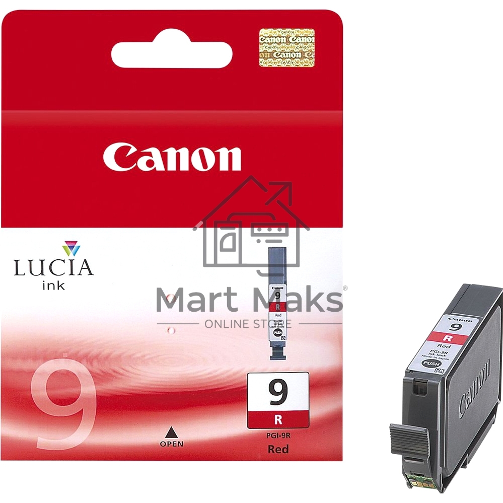 Картридж струйный Canon PGI-9R (1040B001) красный (14 мл.) для Canon Pixma 9500 (Mark II)