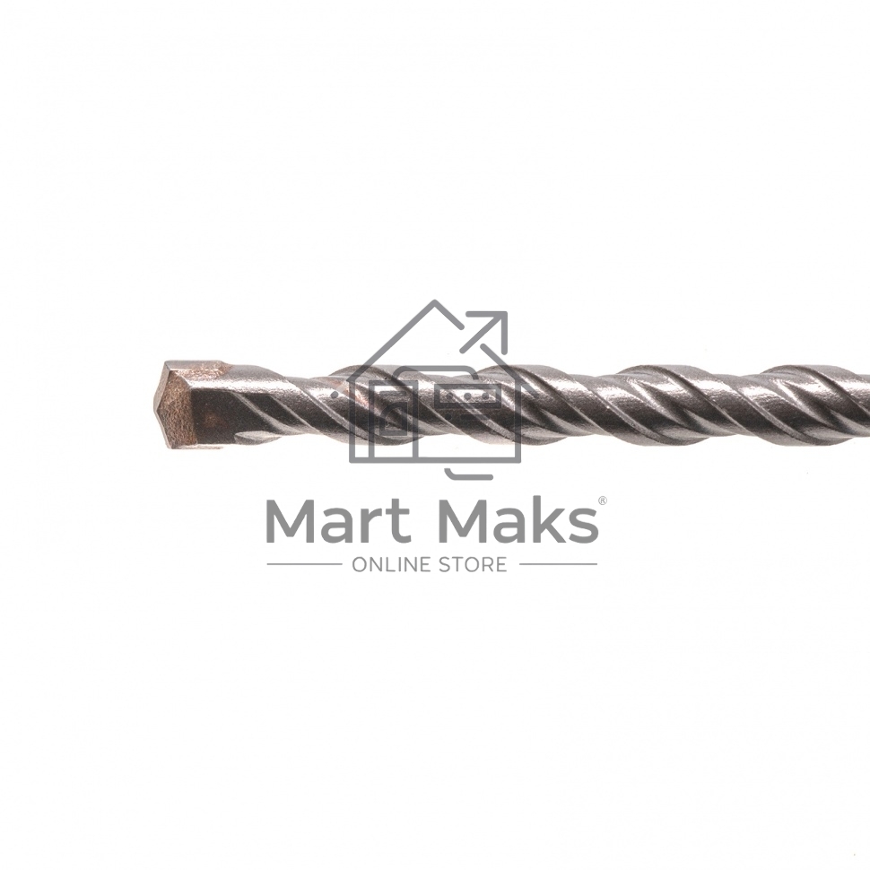 Бур по бетону, двойная спираль, Cobalt W-tip, 6x210 мм, SDS PLUS Denzel