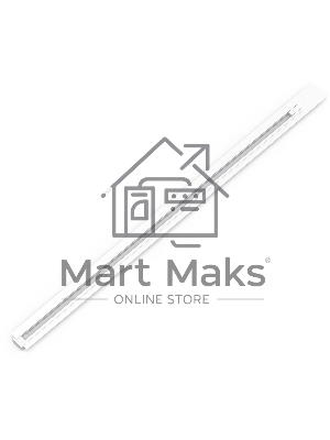 Шинопровод Gauss встраиваемый 1м белый (с адаптером питания и заглушкой)