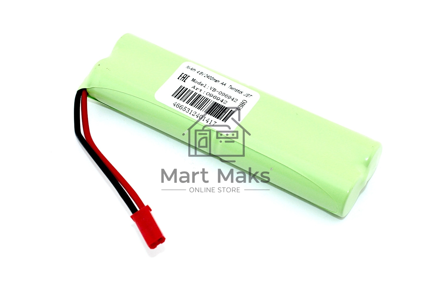 Аккумулятор Ni-Mh 4.8V 2400 mAh AA Twinstick разъем JST