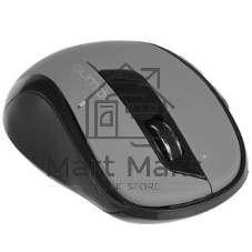 Мышь беспроводная Qumo Office Line M63 серый, 1600 dpi, радиоканал, USB, кнопки - 6