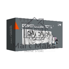 Система охлаждения Water Cooling System PCCooler DS360 Pro Digital WH (310W, 360mm, LED temp., White, Fans: 3x120mm, 66CFM, 34.3dBA, 2200RPM/ Pump height 85mm, 15dBA, 2600RPM, Rad thickness 27mm/ S: 1851, 1700, 1200, 115X, 20XX, AM5, AM4)