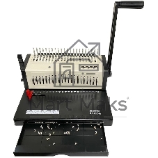 Переплетчик Office Kit B2125N A4/перф.23л.сшив/макс.500л./пластик.пруж. (4.5-51мм)
