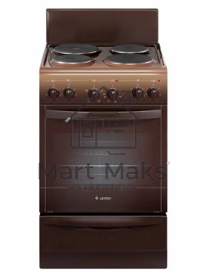 Плита электрическая Gefest 5140-01 0036 коричневый, конфорок 4 электрических, духовка 55 л, 50 см x 85 см x 58.5 см