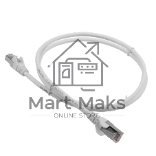 Патч-корд LANMASTER LSZH FTP cat.5e, 10 м, серый