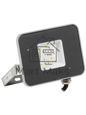 Прожектор Iek LPDO701-10-K03 СДО 07-10 светодиодный серый IP65 6500 K IEK