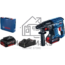 Перфоратор Bosch GBH 180-LI BL Set патрон:SDS-plus уд.:2Дж аккум. (кейс в комплекте)