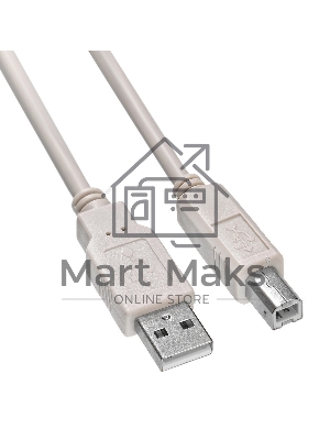 Кабель Buro USB-A-B-1.5C USB A(m) USB B(m) 1.5м