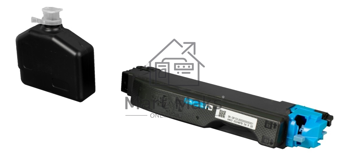 Картридж Sakura TK5140C для Kyocera Mita, синий, 5000 к.