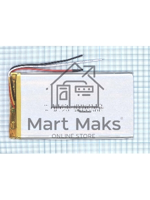 Аккумулятор Li-Pol (батарея) 3x60x110мм 3pin 3.7V/3500mAh