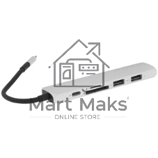 Док-станция Satechi ST-P6SS, USB Type-C, USB Type-C/HDMI/2xUSB Type-A/SD/microSD, USB Type-C