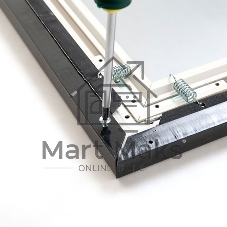 Экран Cinema S'OK SCPSFR-200x113UST-PET для ультракороткофокусных проекторов 90'' 16:9 настенный, постоянного натяжения, полотно PET Crystal ALR UST, рама черная 1 см