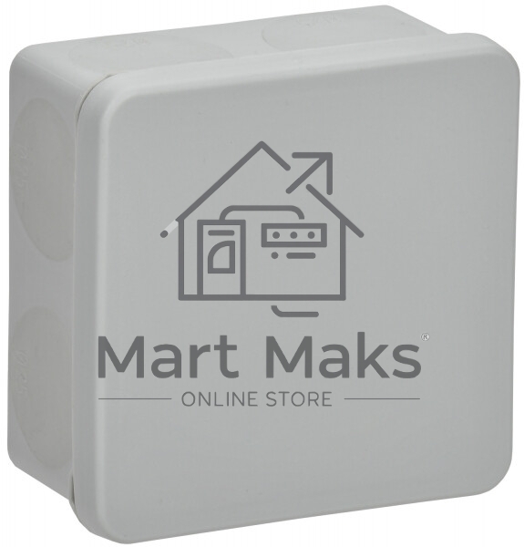 Коробка расп. КМ42435 о/п 80х80х40мм IP67 8 вв. серая IEK