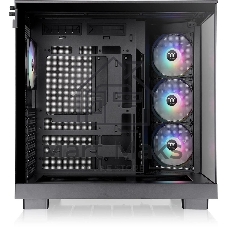 Компьютерный корпус Thermaltake View 380 XL TG ARGB черный без БП E-ATX 2x120мм 2xUSB3.0 audio bott PSU