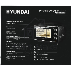 Мини-печь Hyundai MIO-HY093 28 л, 1600 Вт, черный