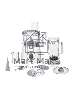 Кухонный комбайн Bosch MCM3200W, 800 Вт, 2 скорости, чаша 2300 мл.