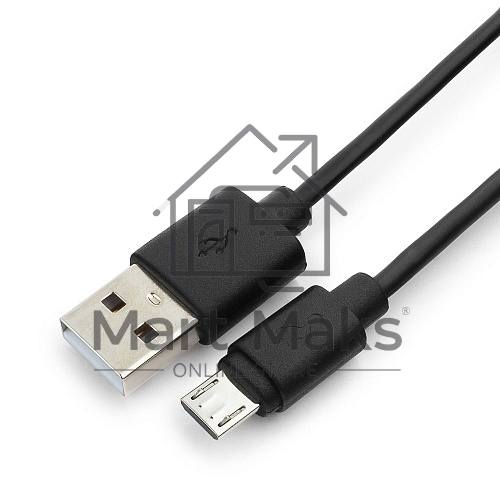 Кабель USB 2.0 Pro Гарнизон GCC-mUSB2-AMBM-0.3M, AM/microBM 5P, 0.3м, пакет