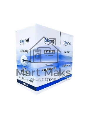 Кабель SkyNet Premium UTP indoor 4x2x0,51, медный, FLUKE TEST, кат.5e, однож., 305 м, box, серый (1693209)