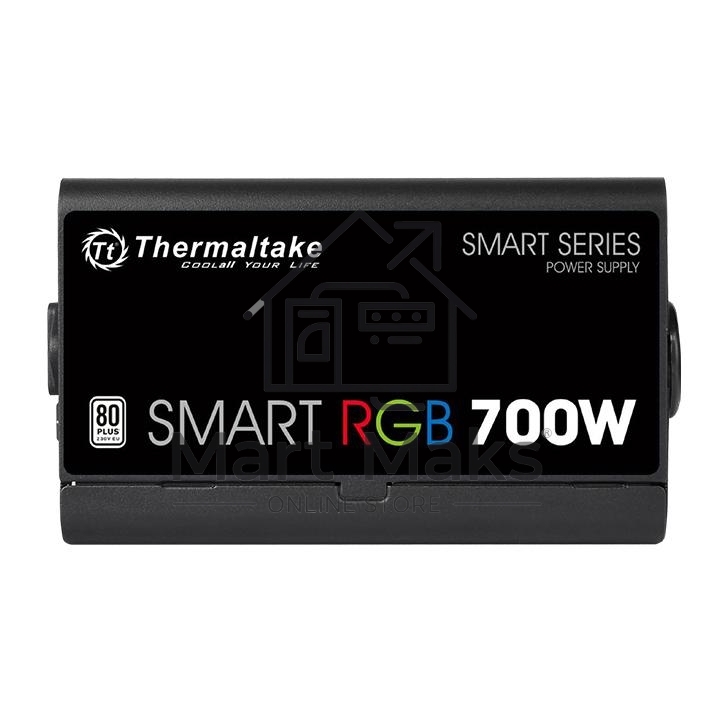 Блок питания Thermaltake Smart RGB (PS-SPR-0700NHSAWE-1), 700Вт, 80 PLUS, 120мм, черный