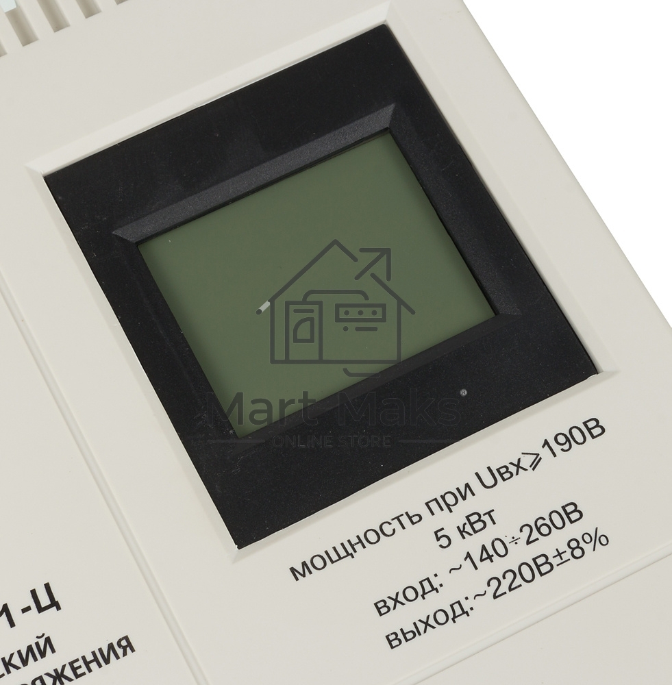 Стабилизаторы напряжения Ресанта АСН-5 000 Н/1-Ц 63/6/16 Стабилизатор Lux 220В±8%, Габариты 260х155х310, Вес 8кг