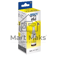 Чернила Epson L100/110/200/210/300/355/550/555 (O) C13T66444A, yellow, 70ml