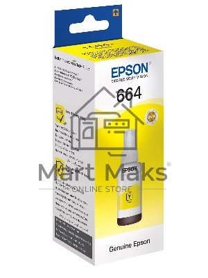 Чернила для EPSON C13T66444A Epson L100 (yellow) 70 мл