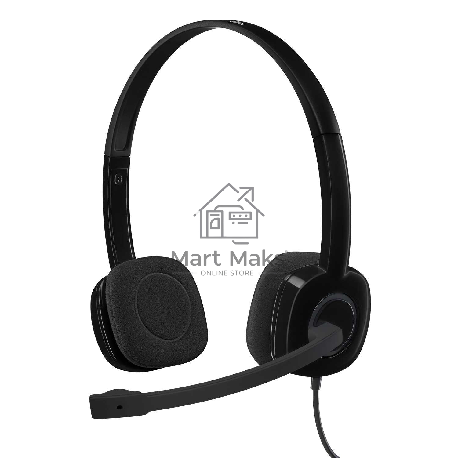 Наушники Logitech Headset H151 Stereo черный