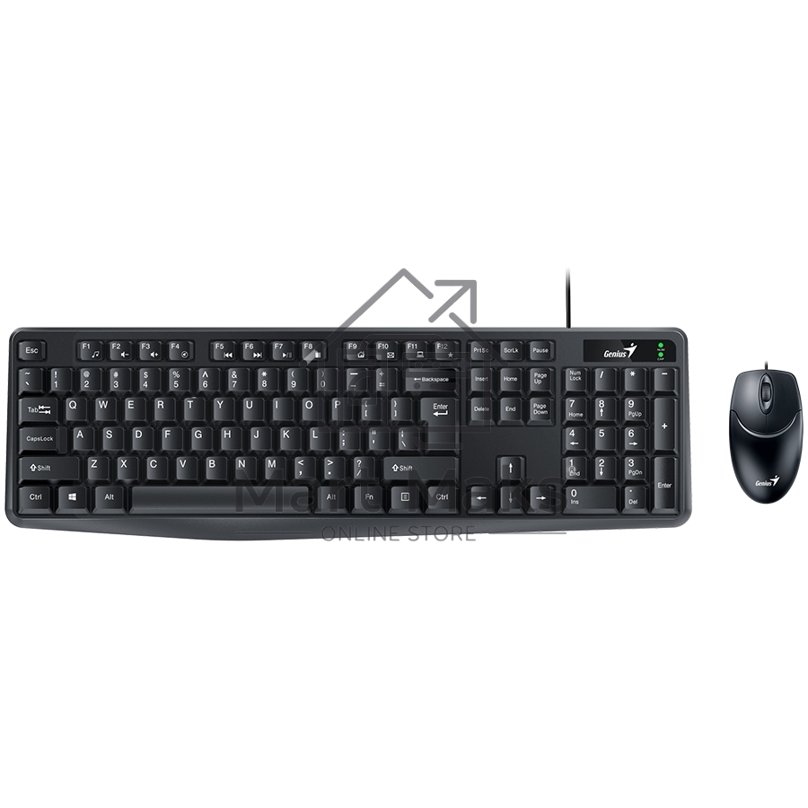 Комплект проводной Genius Smart КМ-170 клавиатура+мышь USB