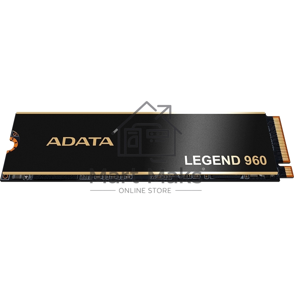Накопитель SSD ADATA LEGEND 960, 4Tb, PCIe 4.0 x4, M.2 2280, NVMe, R/W 7400/6800, с радиатором
