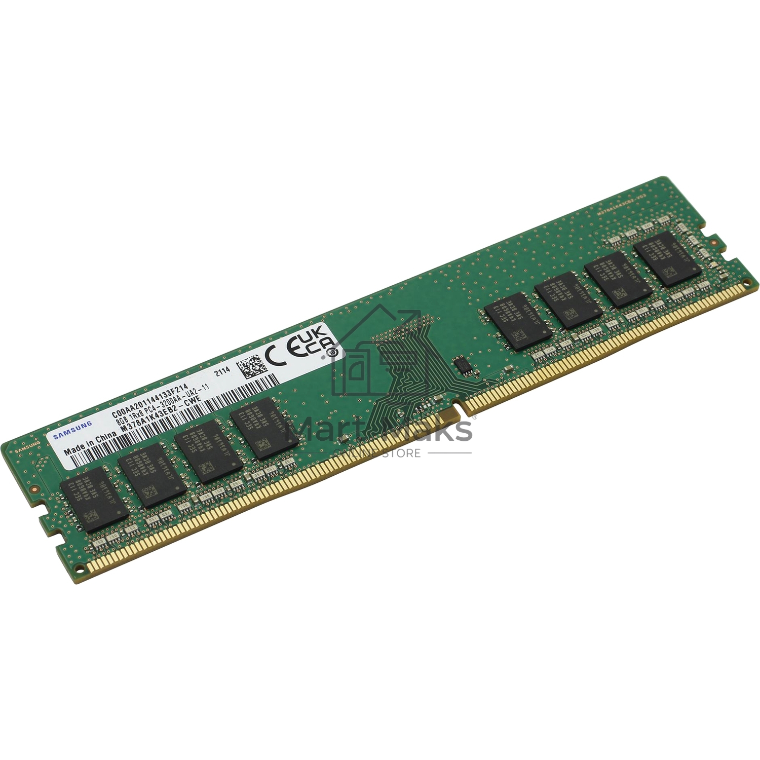 Оперативная память Samsung, DDR4, 8GB (1x8GB), 3200MHz, CL21, DIMM, OEM