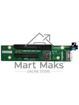 Райзер Gooxi SL2108-748-PCIE4-M1 2*Slimline x8 to 2*PCIe3.0x8(1*x16 SLOT+1*x8 SLOT),Riser4((including half-height bracket, adapter board and high-speed cable),for SL-G3)