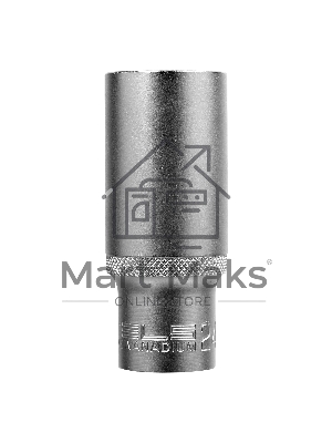 Головка торцевая удлиненная, 24 мм, 6-гранная, CrV, под квадрат 1/2