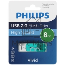 Флешка USB 8Gb PHILIPS IRON 2.0 8Gb, USB 2.0