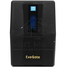 Источник бесперебойного питания ExeGate Smart LB-800.LCD.AVR.4C13 (800VA/480W, LCD, AVR, 4*C13, батарея 12V 9Ah, Black)