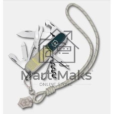 Нож перочинный Victorinox Companion New York Style (1.3909.E223) 91мм 16функц. зеленый с чехлом подар.коробка