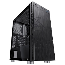 Компьютерный корпус Accord 3407 черный без БП ATX 2xUSB 2.0 2xUSB 3.0 audio bott PSU