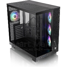Компьютерный корпус Thermaltake View 380 XL TG ARGB черный без БП E-ATX 2x120мм 2xUSB3.0 audio bott PSU