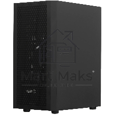 Корпус без блока питания PCCOOLER MA100 MESH BK, Mesh Mid Tower, черный, TG, 0.4 SPCC, 3x120мм ARGb ATX, mATX, mITX 160/310/180мм 2x2.5