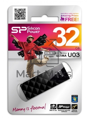 Флешка USB 32Gb Ultima U03 SP032Gb,UF2U03V1K USB 2.0 черный