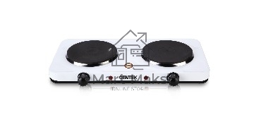 Плита электрическая Centek CT-1507 белый, конфорок 2 электрических, 42 см x 5 см x 22 см