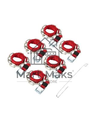 Цепи (браслеты) противоскольжения Rexant для кроссоверов, однорядные, к-т 6 шт.