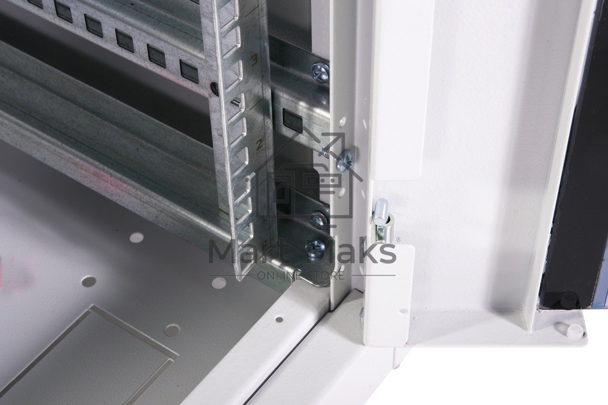 Шкаф телекоммуникационный напольный ЭКОНОМ 18U (600 × 800) дверь стекло, дверь металл